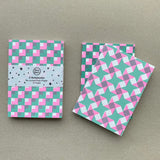 Riso Notebooks- Green/ Hot Pink