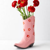 Rodeo Boot Vase