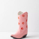 Rodeo Boot Vase