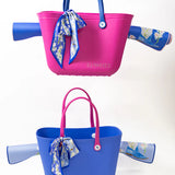 Roll and Go Tote- Dark Periwinkle