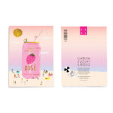 Rose On The Beach  Birthday Card