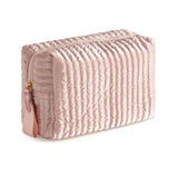 Logan Large Boxy Cosmetic Pouch- Rose