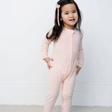 Rosie Ribbed Zipper Footies