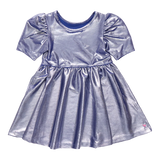 Girls Lame Laurie Dress- Royal Blue