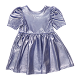 Girls Lame Laurie Dress- Royal Blue