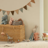 Safari friends, Hippo w/ skirt- Soft Rose