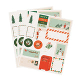 Santa's Workshop Stickers and Labels- Pack of 3