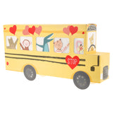 School Bus Valentine's Cards & Bracelet Set