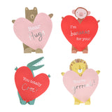 School Bus Valentine's Cards & Bracelet Set