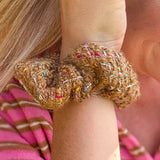 Tweed Scrunchies- Assorted Colors