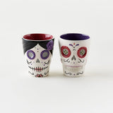Sugar Skull Ceramic Shot Glass