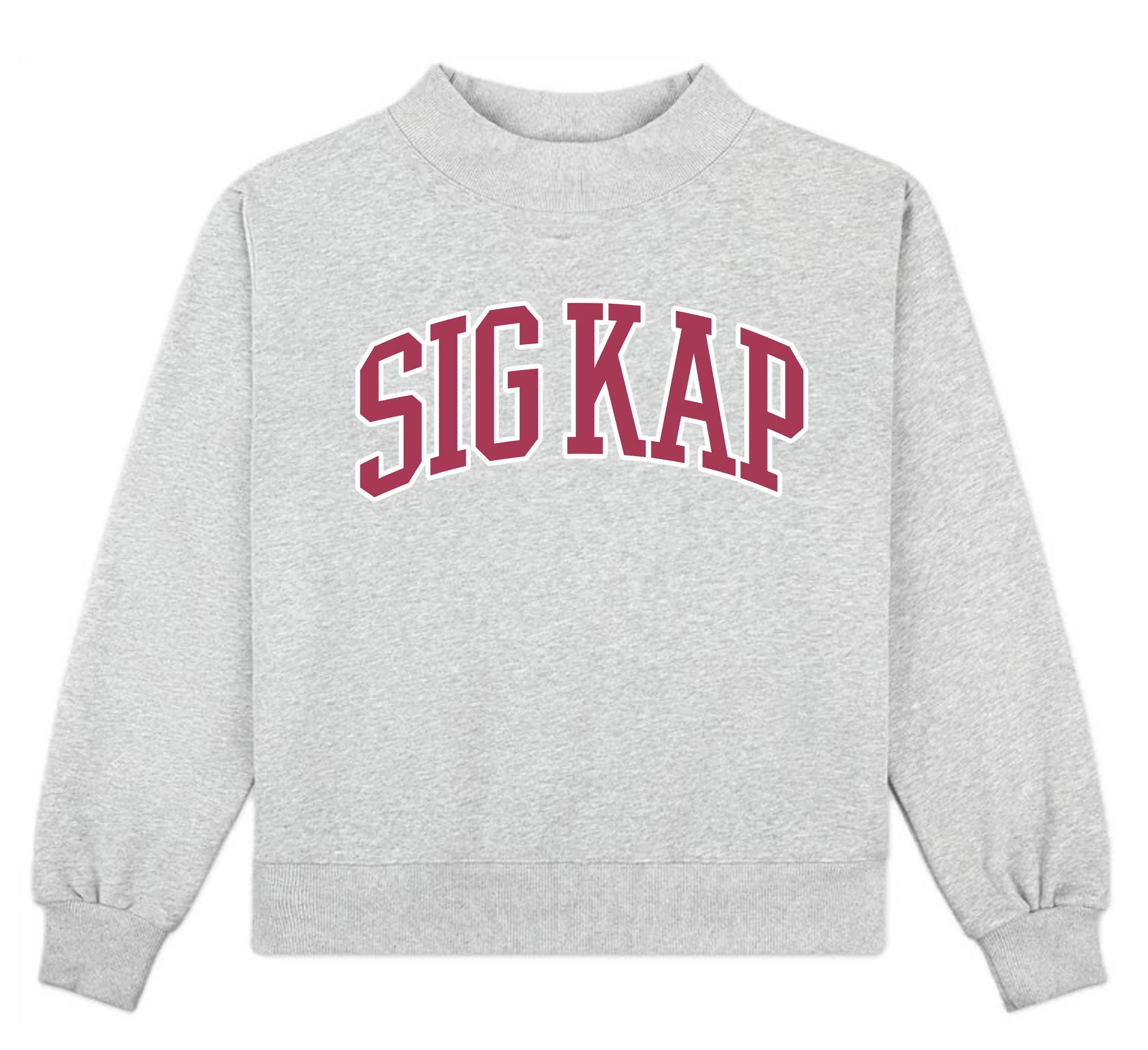 Campus Mock Neck Sweatshirt