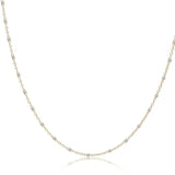 15" Choker Simplicity Chain Gold - 2mm Pearl