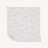 Baby Buggy Blanket- Sir Propeers Sweet Rrival Hampton Hot Pink
