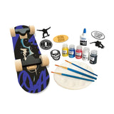 Abstract Athlete Skateboard Art Kit