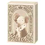 Sleepy Wakey Baby Mouse in a Matchbox- Blue
