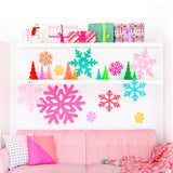 Rainbow Giant Paper Snowflakes