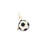 Soccer Ball Zip Pouch Bag Charm