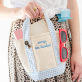 Sorry Im Booked Mini Tote