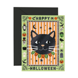 Spooky Cat Halloween Card