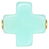 Signature Cross Stud - Mint