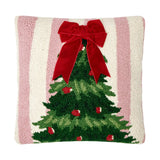 Pink Stripe Tree w/ Ribbon