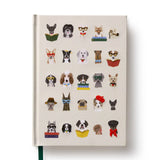 Studious Dogs Embroidered Journal