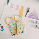 Taylor Swift Enamel Keychain