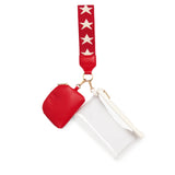 Taylor Mini Wristlet- Red