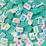 The Brights! Teal House Tiles