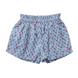Girls Theodore Short- Light Blue Carnation
