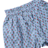 Girls Theodore Short- Light Blue Carnation