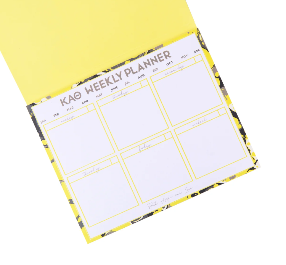 Sorority Weekly Desk Planner