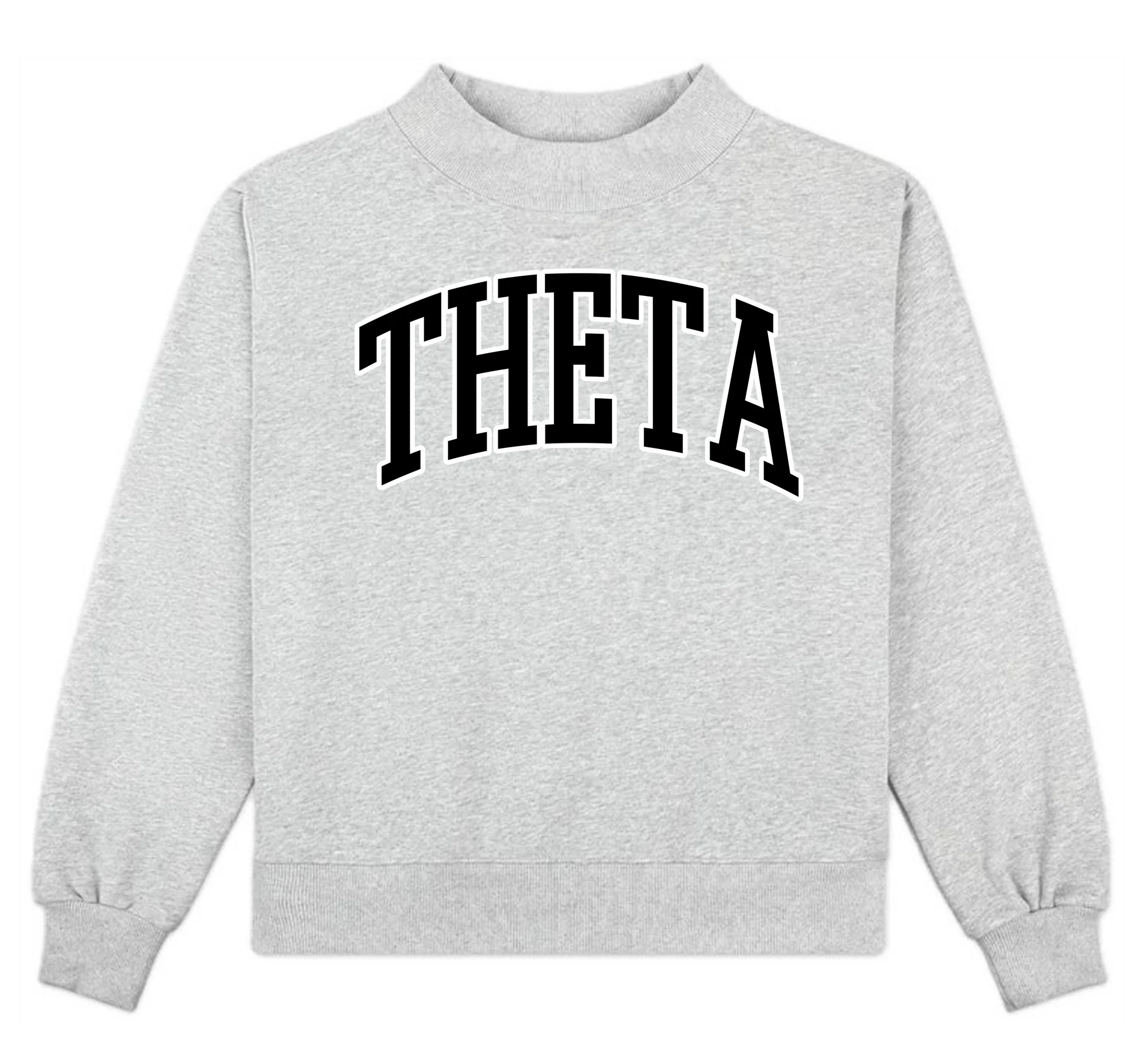 Campus Mock Neck Sweatshirt