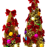 Tinsel Town Trees Gold- Assorted Sizes