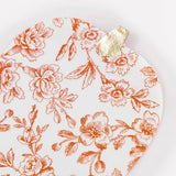 Toile Pumpkin Napkins