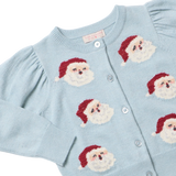 Girls Constance Sweater- Tossed Santa