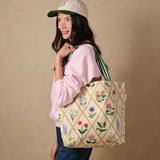 Garden Study East West Canvas Tote Bag