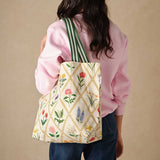 Garden Study East West Canvas Tote Bag