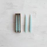 Unscented Tree Shaped Taper Candles in Box- Set of 2