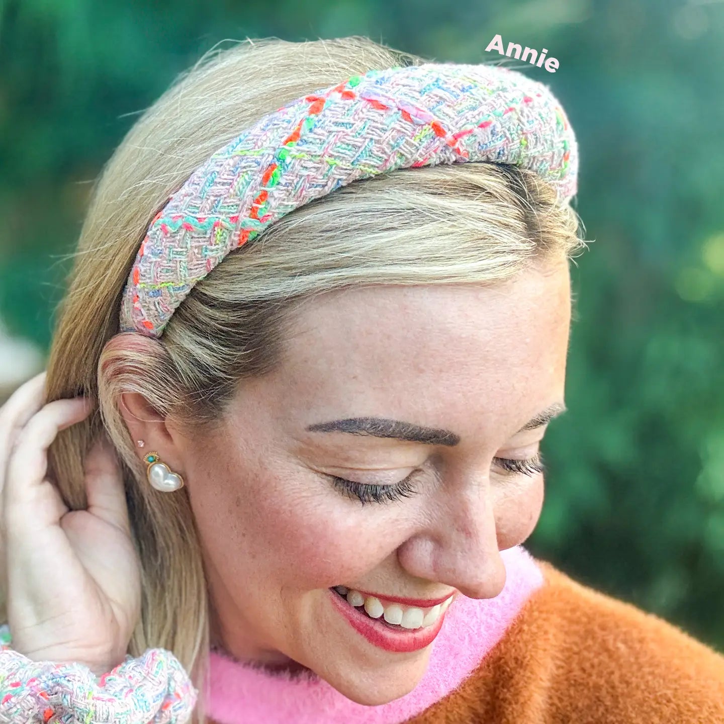 Tweed Headband- Assorted Colors