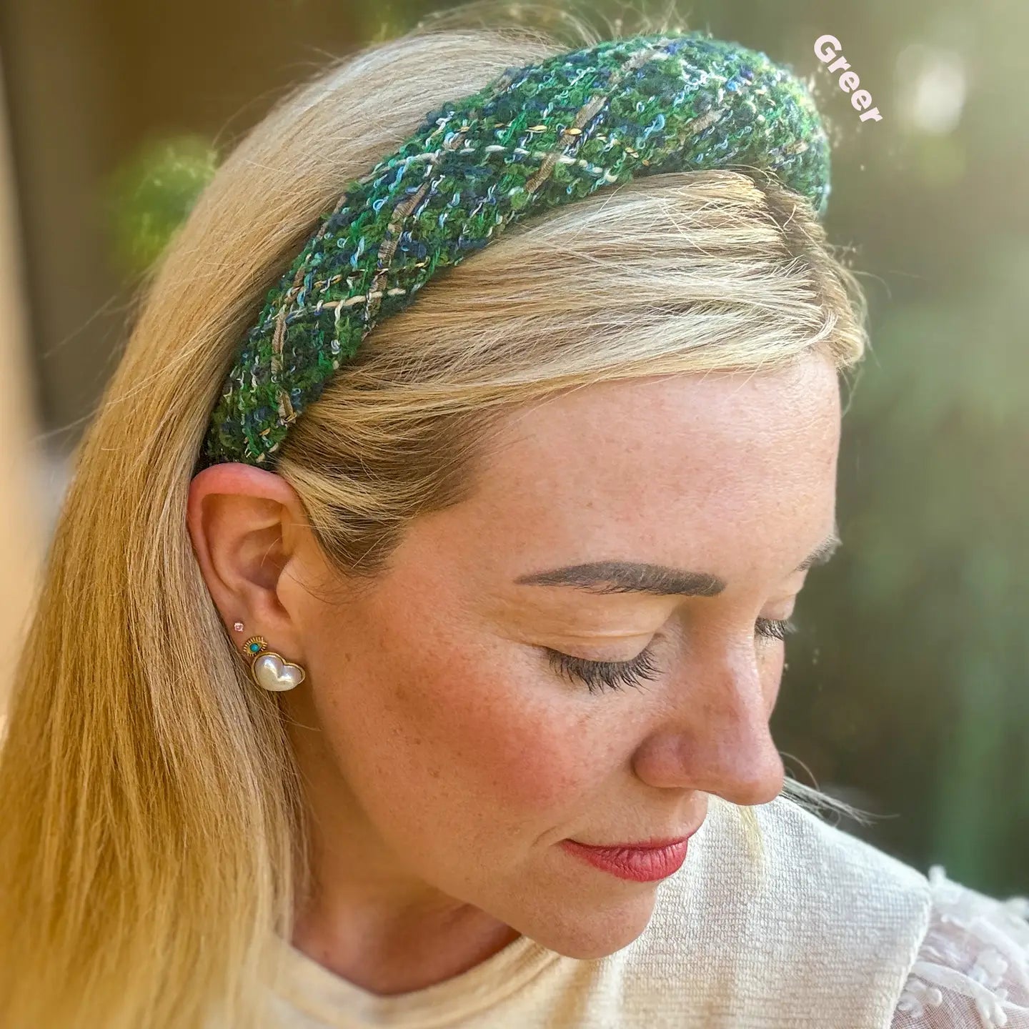 Tweed Headband- Assorted Colors