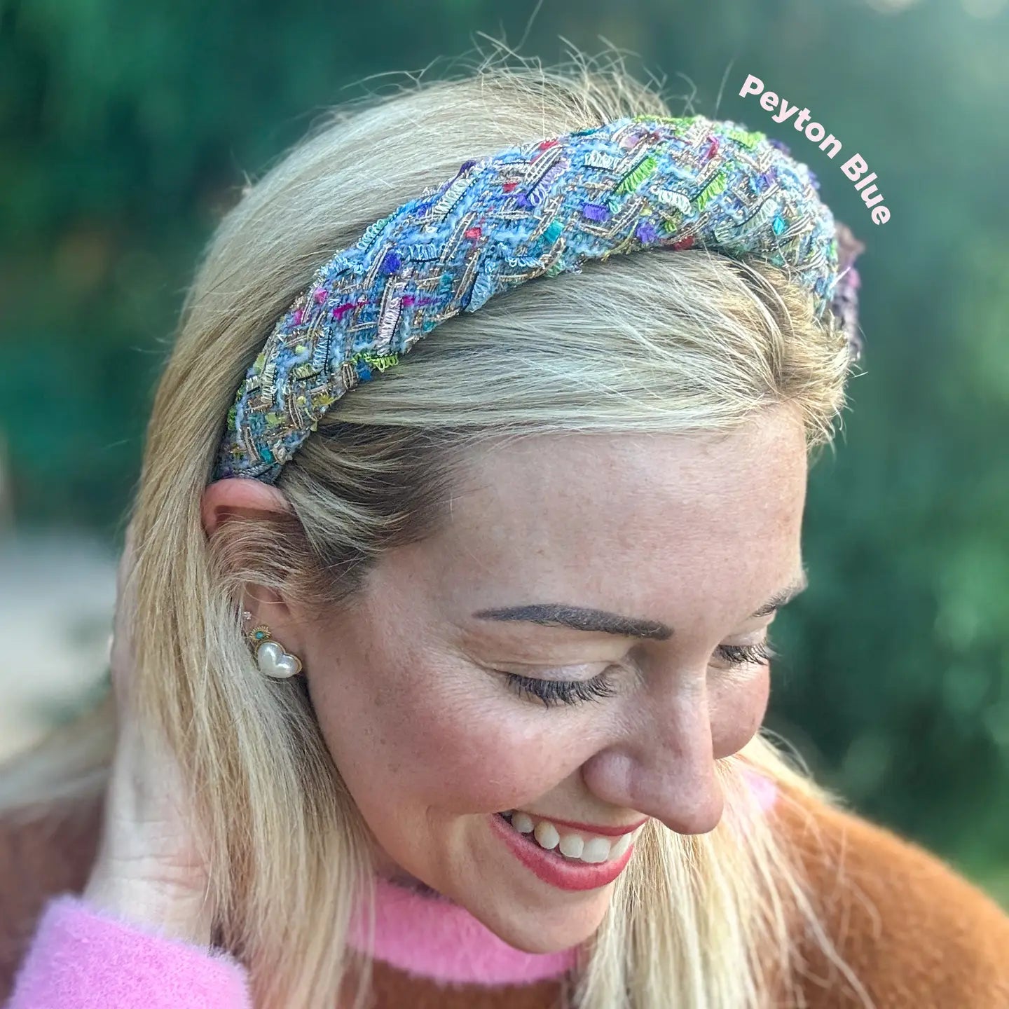Tweed Headband- Assorted Colors