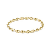 Classic Gold Twisted Thin Band Ring