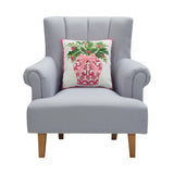 Chinoiserie Vase Ribbon Hook Pillow