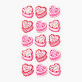 Vintage Heart Cake Stickers