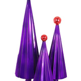 Pleated Trees- Violet/Rose