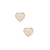 Volleyball Screwback Stud Earrings