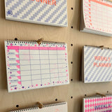 Blue & Pink Diamond Weekly Planner