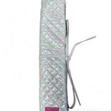 The Quilted Rack Bag- Iridescent White